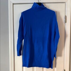 Express Vibrant Blue Turtleneck Sweater Tunic